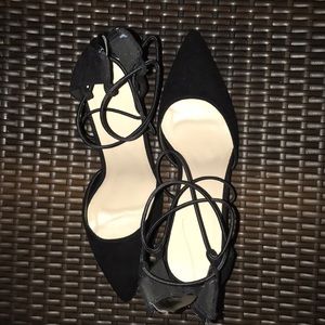 Criss Cross Strapped Heels